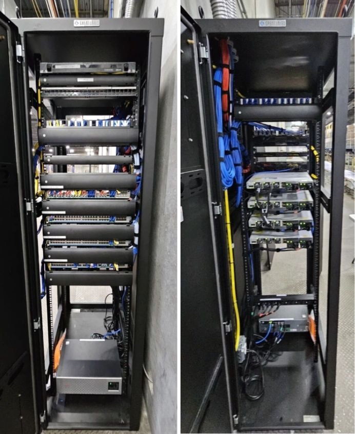 IDF 7 after cabling work